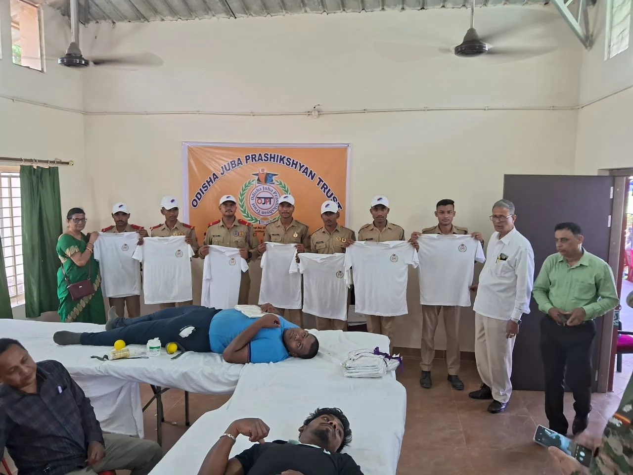 Blood Donation Camp in Collaboration with NCC